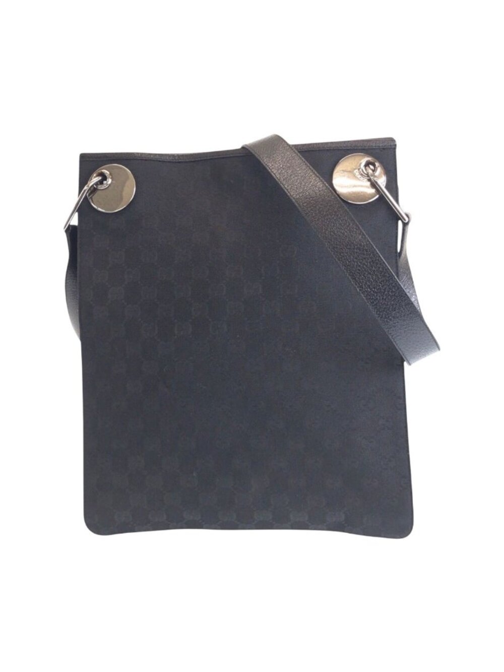 Gucci Black Silver Shoulder Bag
